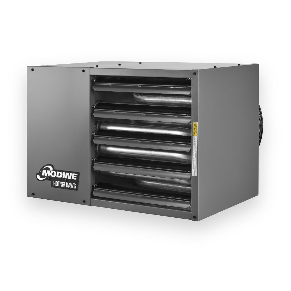 modine hot dawg gas-fired power-vented unit heater propeller model