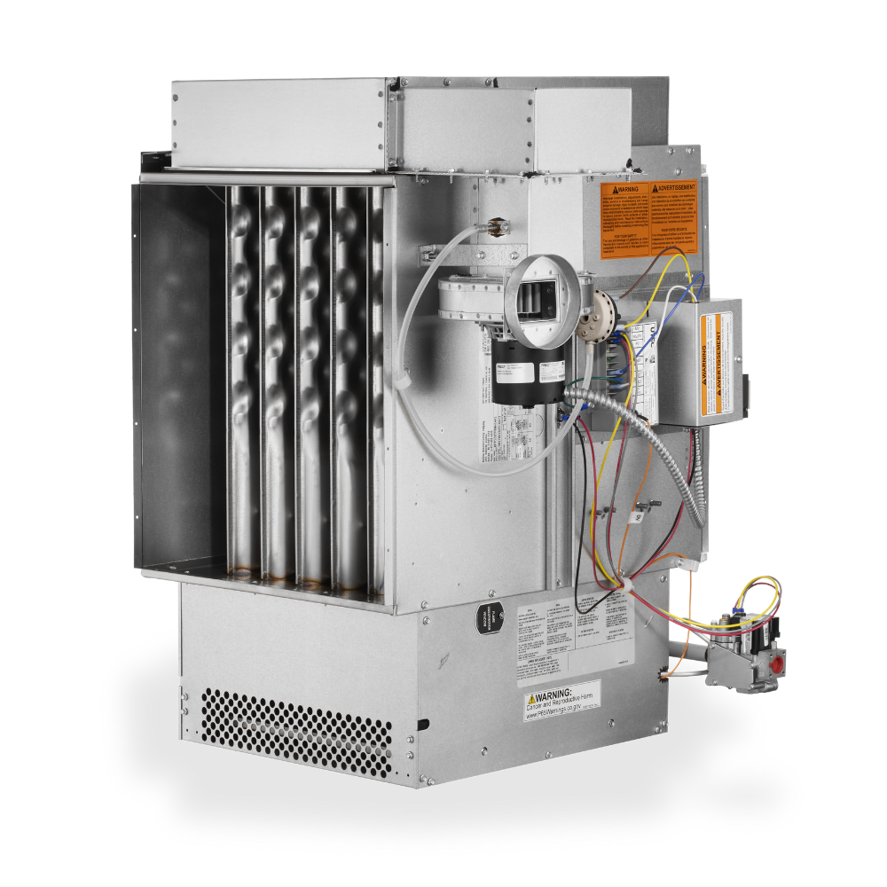 modine indoor power-vented duct furnace right side