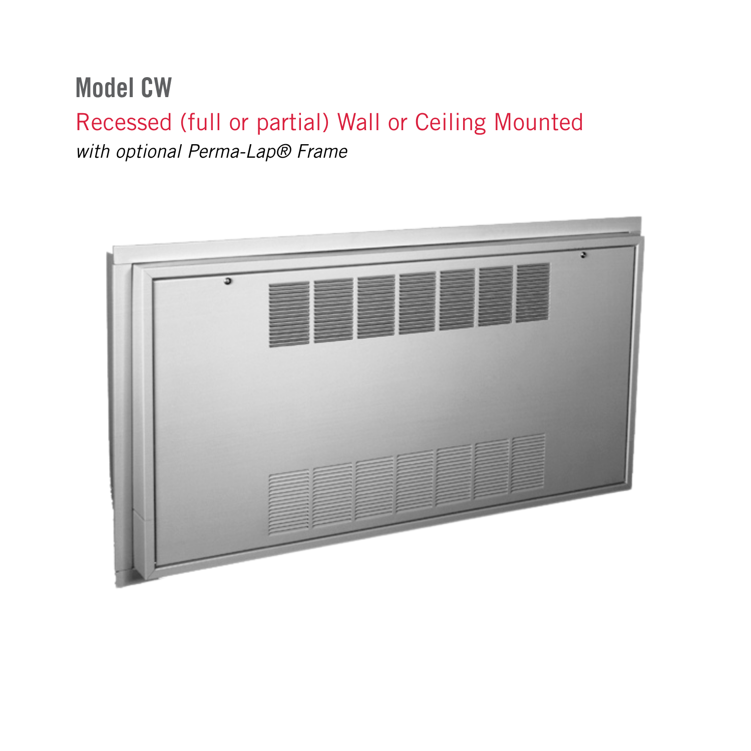 Model CW Figure - Recessed