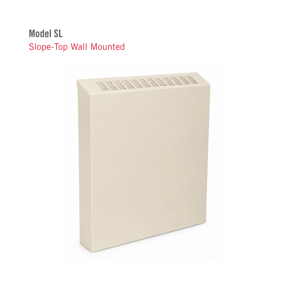 Model SL - Slope-Top Wall Mounted